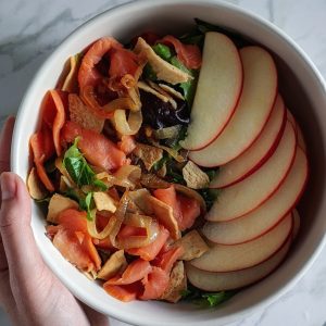 Healthy Smoked Salmon and Apple Salad