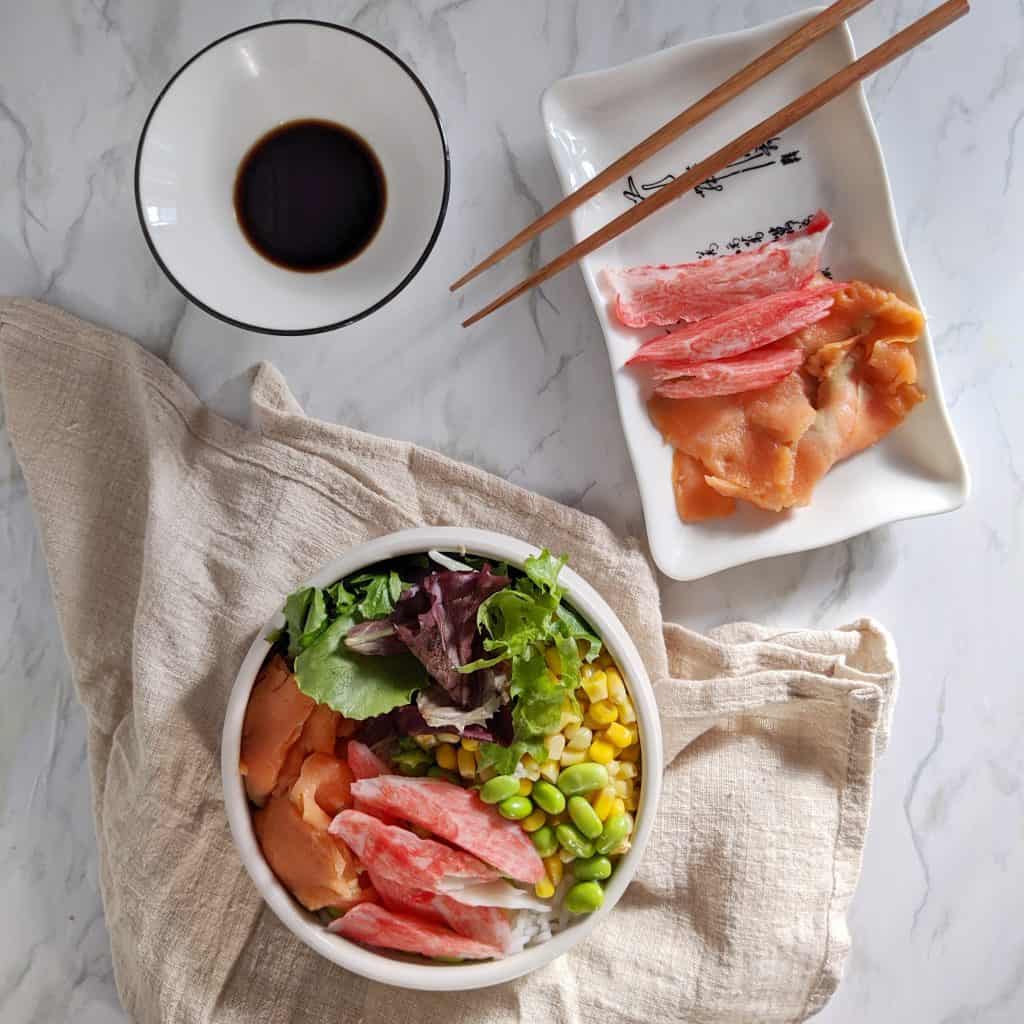 Smoked Salmon Poke Bowl