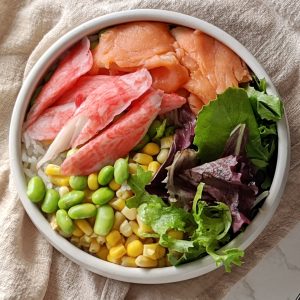 Smoked Salmon Poke Bowl