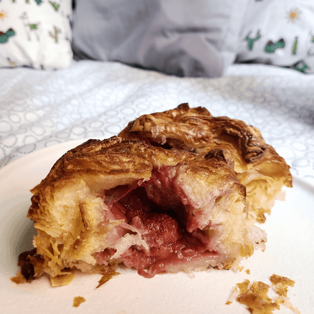 Strawberry Kouign Amann from Le Croquembouche